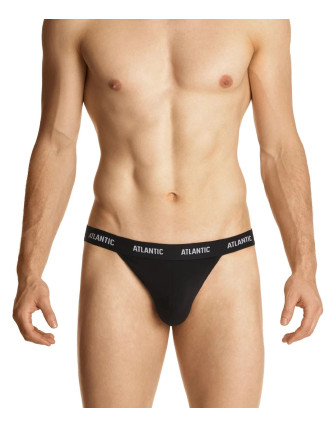 Pánské slipy 1571 Jockstrap black - Atlantic