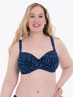 Style Luna Top Big Cup Bikini - horní díl 8787-1 fusion blue - RosaFaia