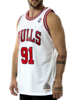 Mitchell & Ness Chicago Bulls NBA Swingman Jersey Bulls 97-98 Dennis Rodman M SMJYAC18079-CBUWHIT97DRDN Pánské oblečení