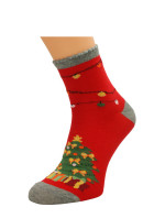 Dámské ponožky Bratex 2988 X-Mass Socks 36-41