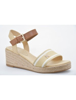 Sandály Tommy Hilfiger Webbing Wedge Sandal W FW0FW08044ACR