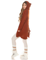 Trendy KouCla Grob rough knit cardigan