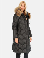 PERSO Coat BLH241011FXR Černá barva