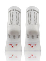 Ponožky Sesto Senso SKB_01 White/Red