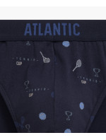 Pánské slipy ATLANTIC Sport 3Pack - námořnické modré