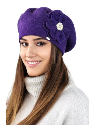 Kamea Beret K.23.023.61 Purpurový