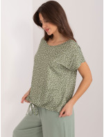 Halenka D12110R02646A khaki barva