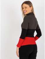 Dámská halenka RV BZ 8465 1.44P tmavá khaki - FPrice