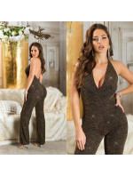 Sexy Koucla Musthave Neckholder glitter Overall