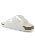 Birkenstock dámské/pánské žabky Birkenstock Arizona Birko-Flor Regular wide-foot for summer white (1019061)