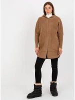Dámský kabát MBM PL 1518.95P světle hnědý