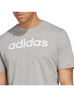 Adidas Essentials Single Jersey Lineární vyšívané logo Tee M IC9277 Muži