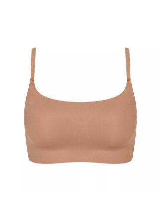 Dámská podprsenka ZERO Feel 2.0 Ultra Bra - BROWN - sv. hnědá 00CM - SLOGGI