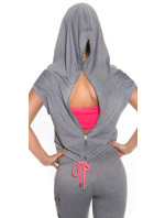 Trendy KouCla Dance chillhoodie + zip na zádech