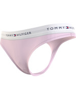 Dámská tanga LOGO WAISTBAND THONG UW0UW03835TOG světle růžová - Tommy Hilfiger