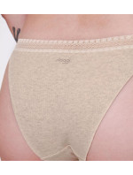 Dámská tanga GO Ribbed R Tanga C2P - GRAY - šedé M013 - SLOGGI