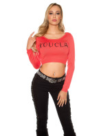 Sexy KouCla bellyfree findknitted Jumper/ leo look