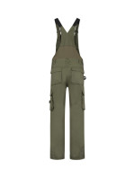 Bib & Brace Twill Cordura pracovní kalhoty s laclem unisex army