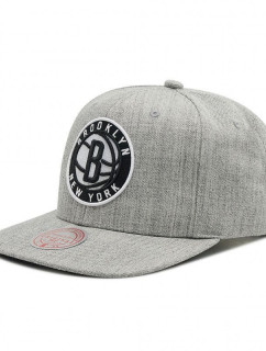 Mitchell & Ness NBA Brooklyn Nets Logo Team High Crown 6 Panel Classic Red Snapback HHSS3272-BNEYYPPPGYHT