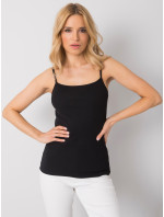 RUE PARIS Basic černý top