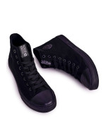 Men's Classic High Sneakers BIG STAR Black