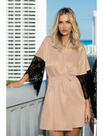 DKaren Housecoat Dagmara Light Beige