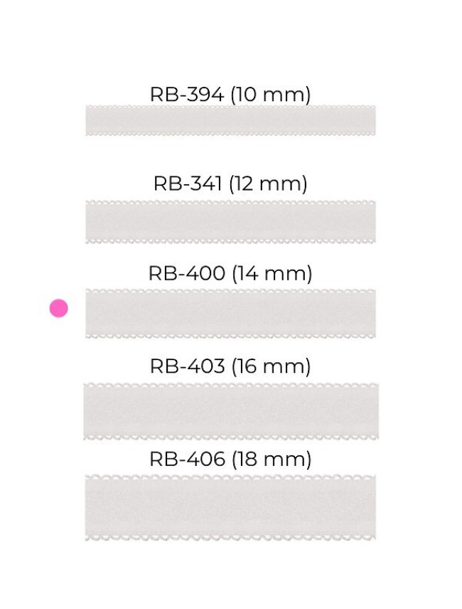 Ramínka k podprsence Julimex 14mm RB 400,401