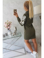 Šaty off White khaki