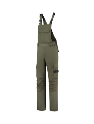 Bib & Brace Twill Cordura pracovní kalhoty s laclem unisex army