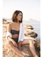 Dámský vrchní díl plavek Anya Riva Spot Bandeau navy/vanilla SW1453 - Panache