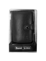 Semiline Unisex peněženka RFID P8296-1 černá