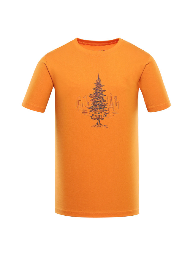 Pánské triko z organické bavlny ALPINE PRO EKK russet orange varianta pb