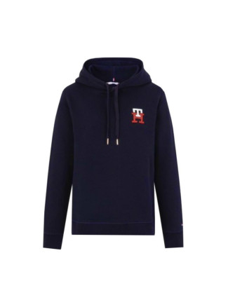 Tommy Hilfiger Reg Monogram W WW0WW37434 mikina tmavě modrá