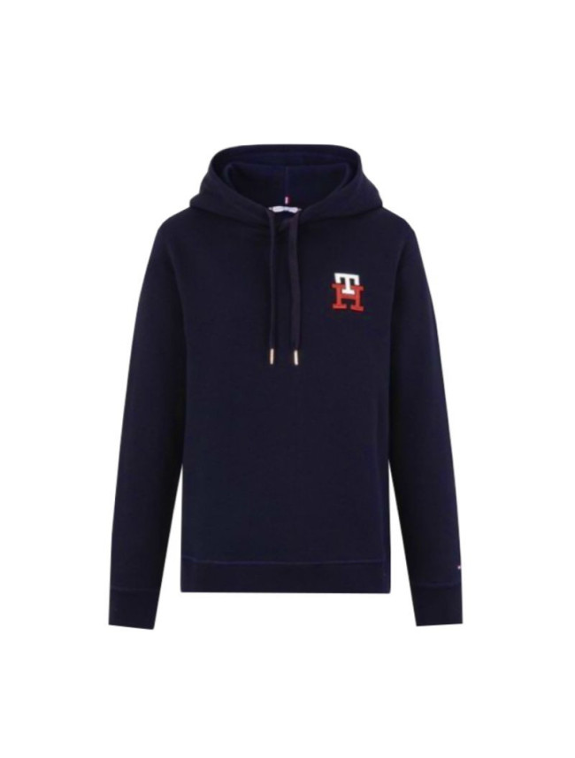 Tommy Hilfiger Reg Monogram W WW0WW37434 Mikina tmavě modrá