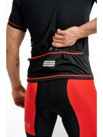 Tričko Rough Radical Cross Sx Black/Red