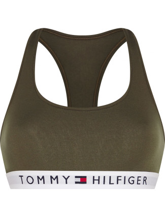 Bralette podprsenka UW0UW02037 RBN khaki - Tommy Hilfiger