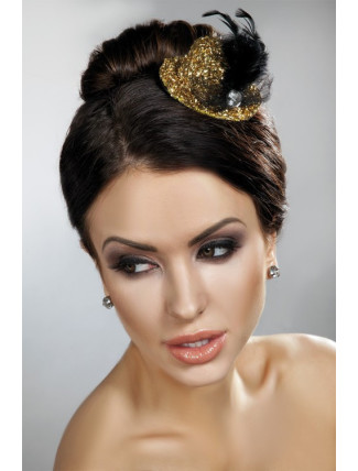 LivCo Corsetti Fashion Mini Top Hat Model 12 Gold