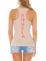 Sexy KouCla Finerib-Tanktop s kamínky