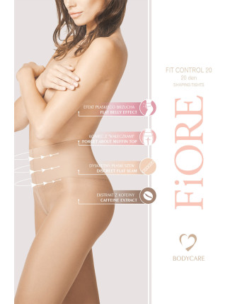 Fiore Fit Control 20 den M5204 kolor:light natural