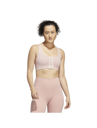 Podprsenka Powerimpact Training Medium-Support Bra HC5373 beige - Adidas