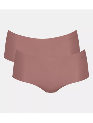 Dámské kalhotky ZERO Microfibre 2.0 Short 2P - BROWN - hnědé 1141 - SLOGGI