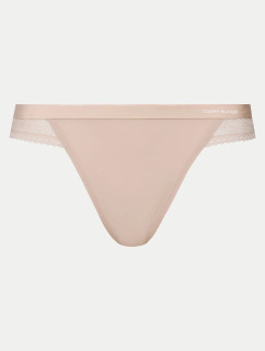 Dámská tanga UW0UW02473 DW5 sv. béžové - Tommy Hilfiger