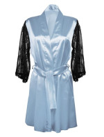 DKaren Housecoat Elizabeth Light Blue