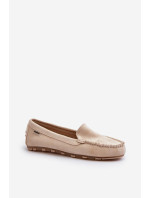 Dámské mokasíny DF937 Světle béžová - Step in style