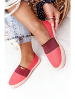 Espadrilles On A Braided Sole Big Star Red