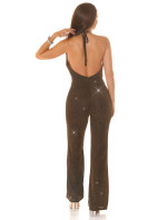 Sexy Koucla Musthave Neckholder glitter Overall