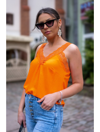 Merribel Top Kefaloni Orange