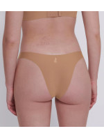 Dámská tanga ZERO Feel 2.0 Tiny tanga - BROWN - hnědé 00CM - SLOGGI