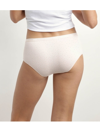 Dámské bavlněné kalhotky 3 ks DIM LES POCKETS COTTON BOXER 3x - DIM - světle růžová