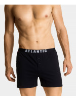 Pánské volné boxerky ATLANTIC 2Pack - modrá, námořnická modrá